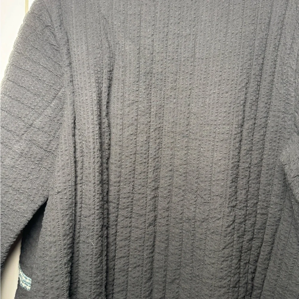 Pure Jill x J.Jill Seersucker Quilted Barn Coat Jacket XL
